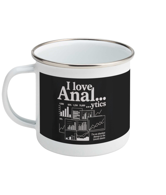 Enamel mug i-love-analytics