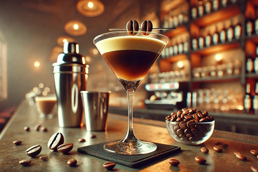 Hoe maak ik een espresso martini vanille koffiecocktail