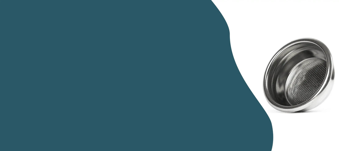 Dubbel filterbakje met rechte wanden als basis voor de beste espresso extractie en het correct afstellen van je koffiemaler