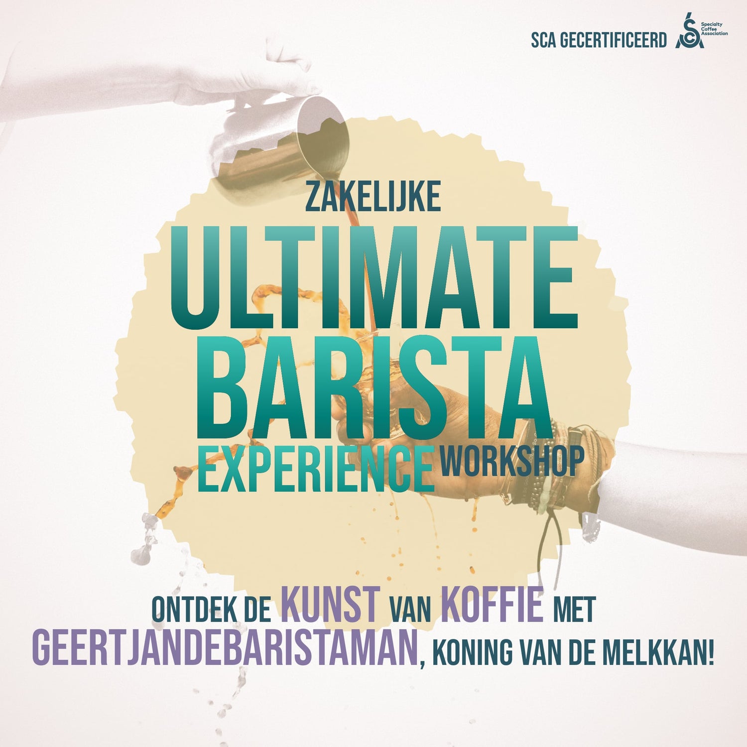 Barista Workshop hulp. Espresso Workshop - Perfecte koffie Techniek op locatie. Praktijk en Theorie in zakelijke Barista Cursus.