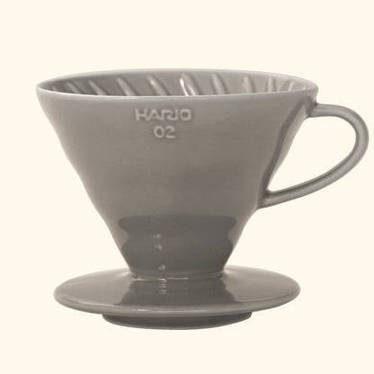 Hario V60 Dripper Keramiek 02 voor Filterkoffie.