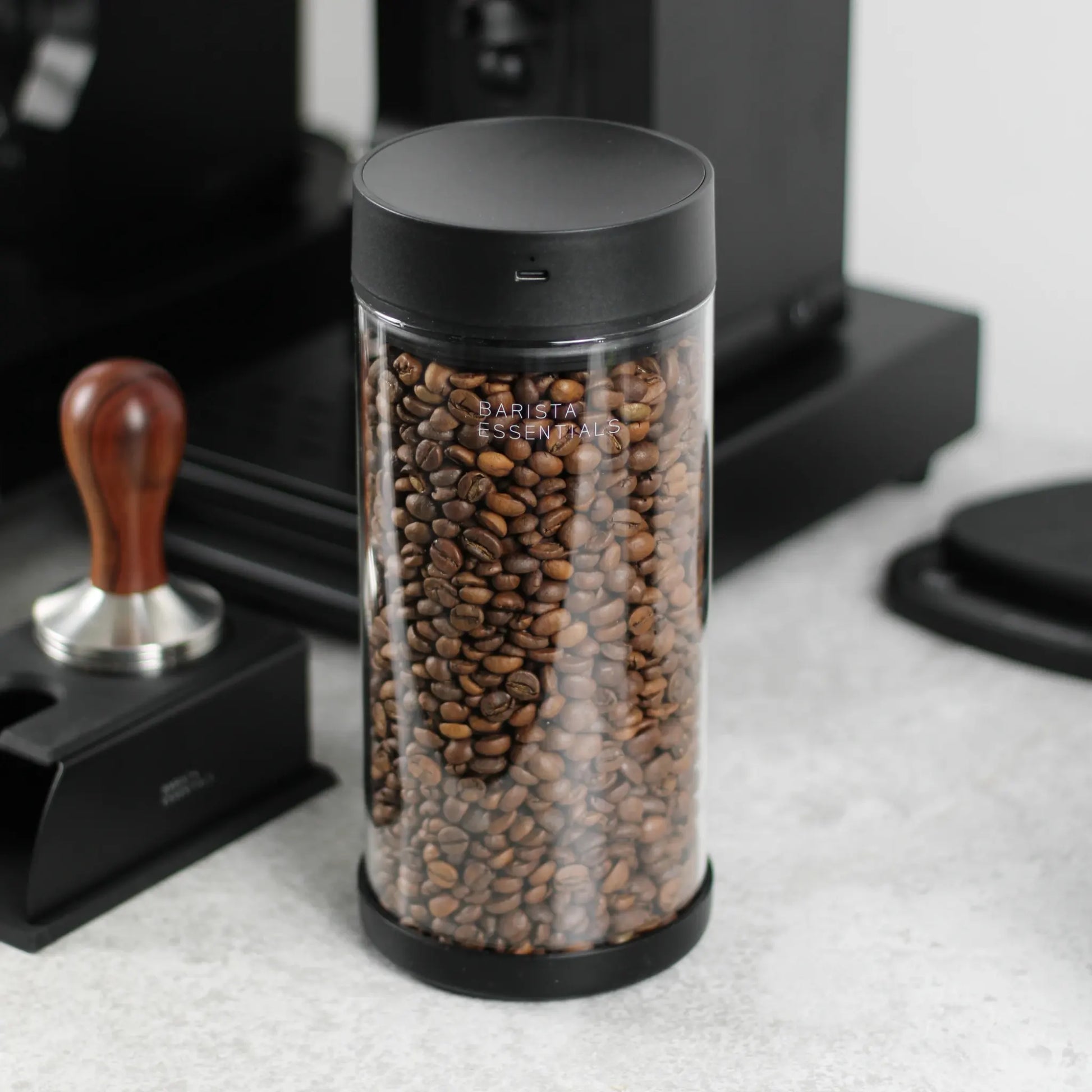 Enkele dosis Koffiebonen Opbergbuizen Koffie Bonen Kelder Houten Voorbewaker & Trechter Accessoires voor Enkele dosis Koffiebonen Opbergbuizen Koffie Bonen Kelder Houten Voorbewaker & Trechter Accessoires voor