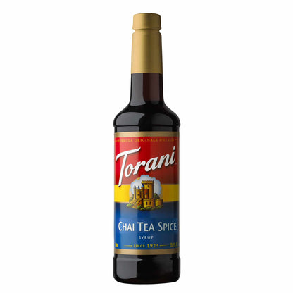 Torani Chai Tea Spiced Siroop in Nederland kopen? Deze Chai Tea Spiced siroop voor in de koffie is gemaakt met pure rietsuiker, koud gefilterd water en vol natuurlijke smaak.