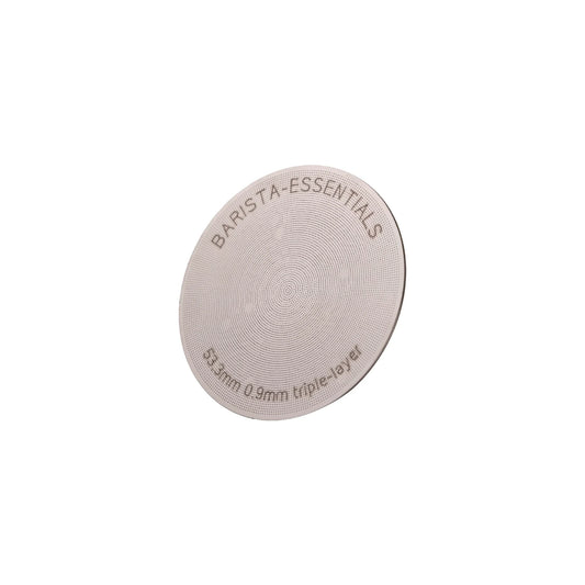 Barista Essentials Puck Screen V2 53,3 mm van RVS voor Sage Solis en Breville 54 mm portafilters