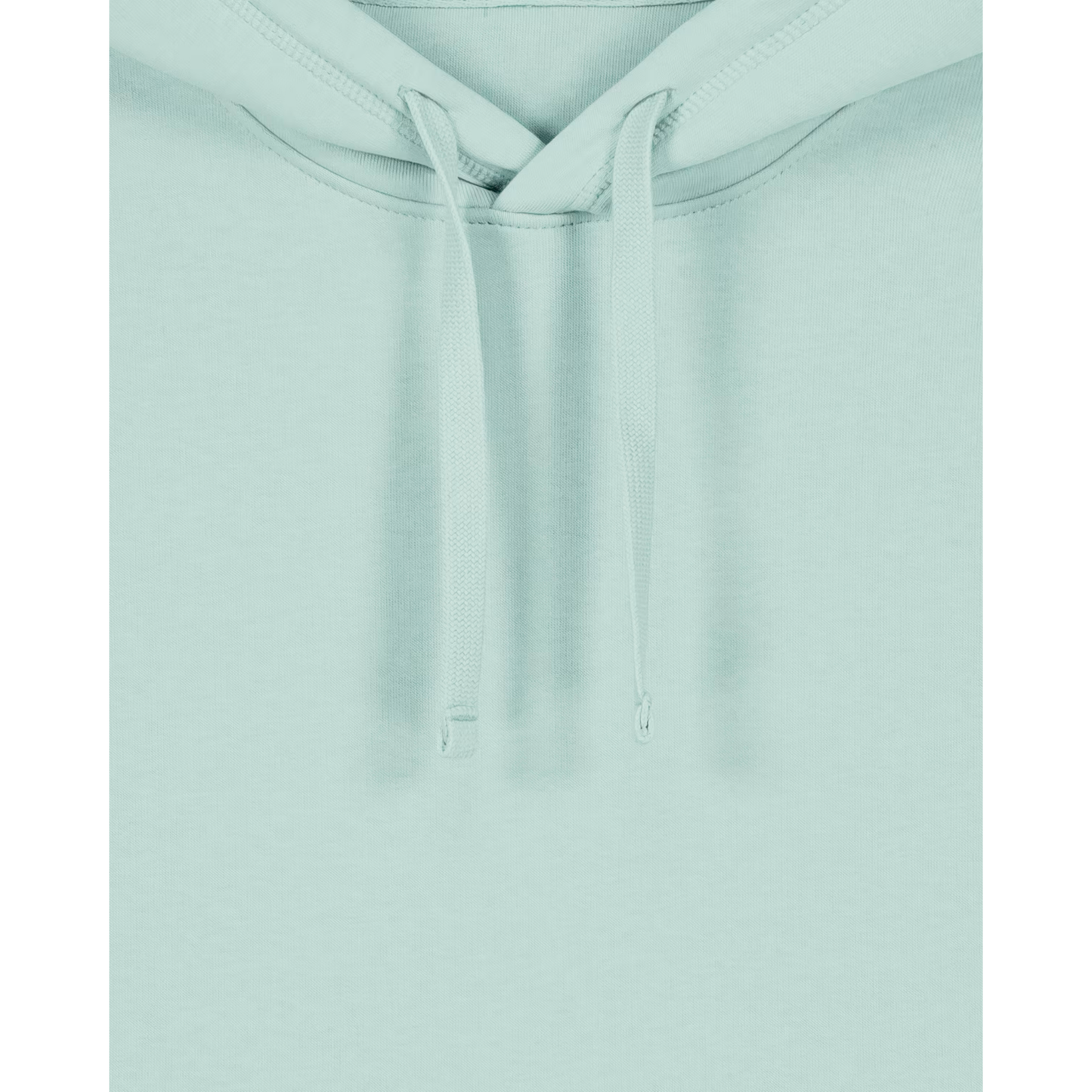 Pasvorm en snit van uniseks hoodie – mintgroen, medium fit voor elke koffie-lover.