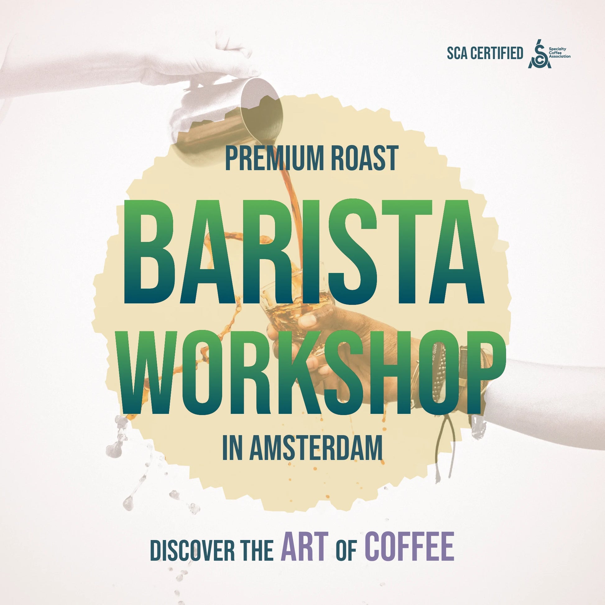 barista workshop coffee training course in Amsterdam follow book buy geertjandebaristaman