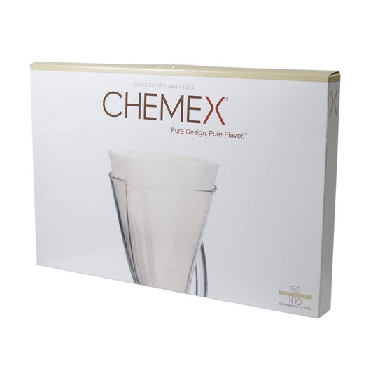 Chemex 3 Kops Koffiefilters. Afbeelding vooraanzicht