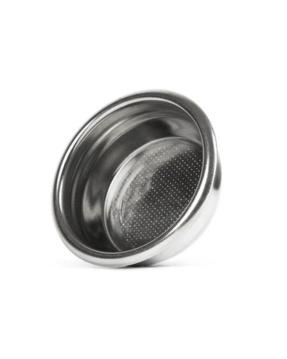 RVS single-wall filterbakje 58 mm voor dubbele espresso