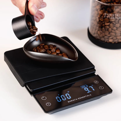 Digitale koffie weegschaal met usb en timer voor espresso precisie van de Barista Shop 4