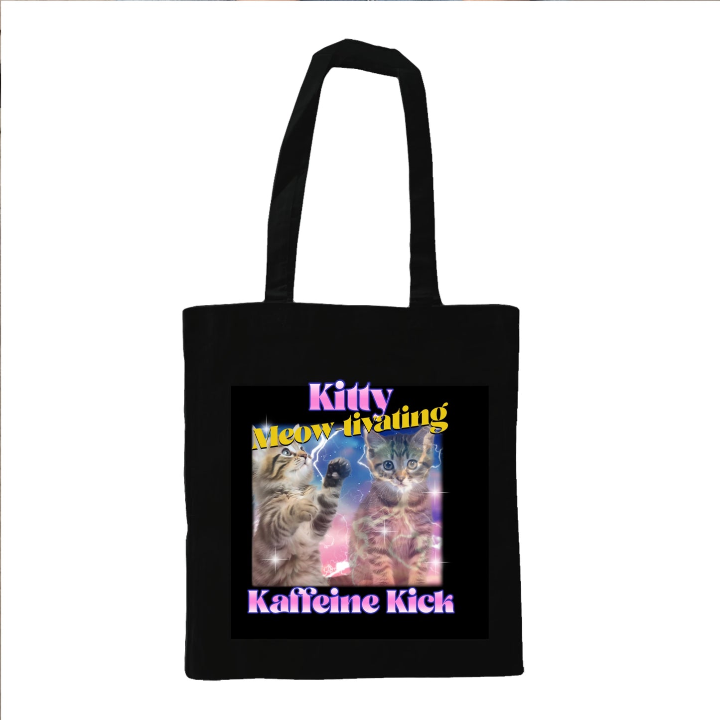 Tote Tote Bag | Kitty Kaffeine Kick