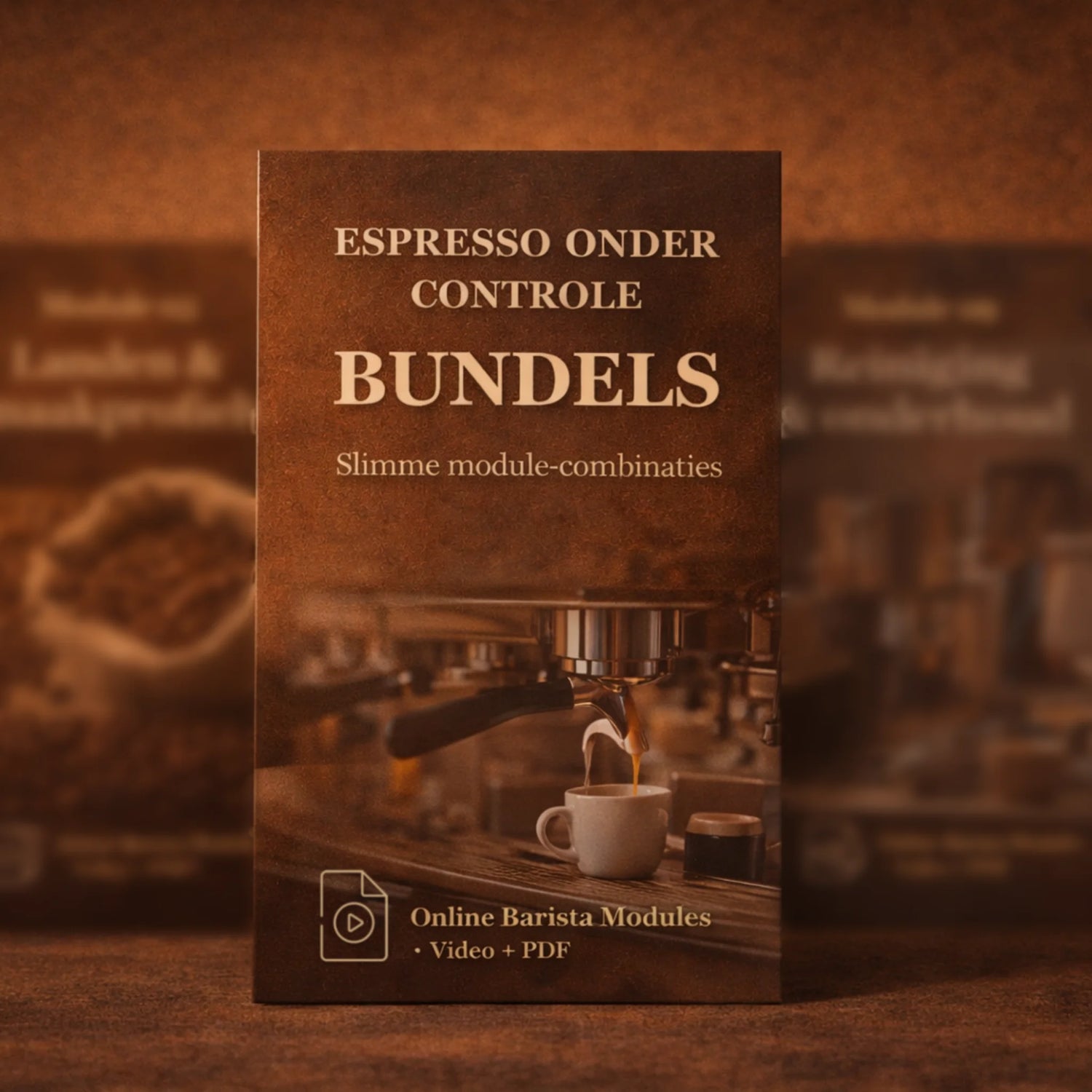 Bundels uit de serie Espresso Onder Controle voor thuisbarista’s die betere espresso thuis willen zetten