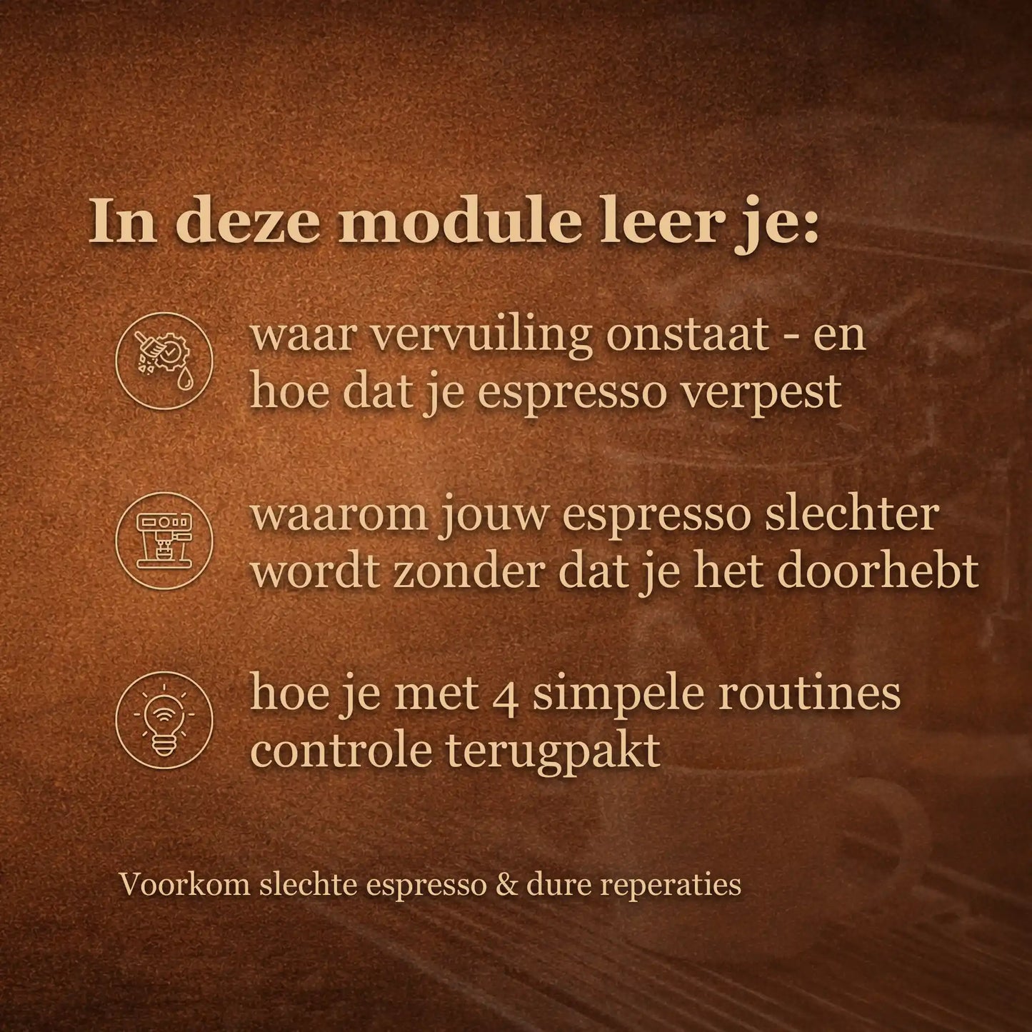 Overzicht van oorzaken van vervuiling in espressomachine en hoe dit smaak en extractie beïnvloedt