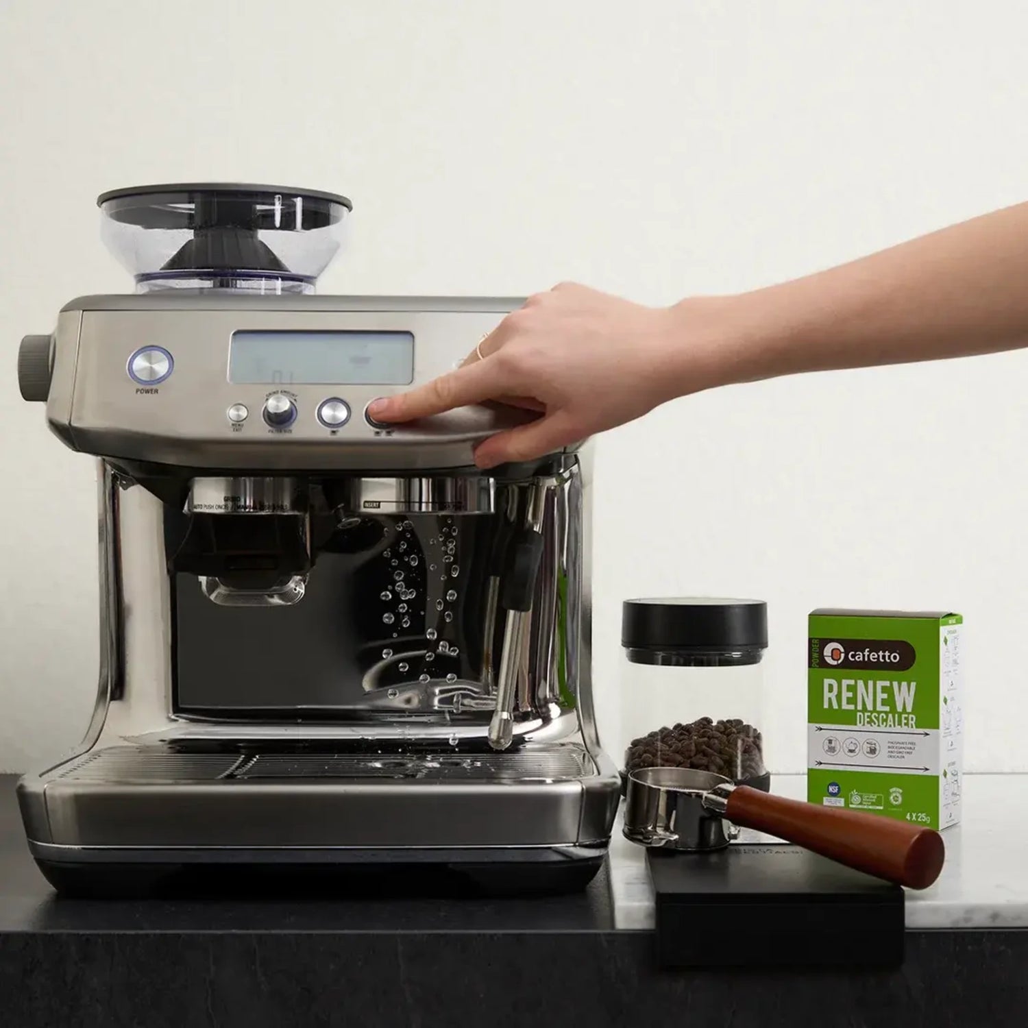 Espressomachine ontkalker en kalk verwijderaar voor koffiemachine 5.