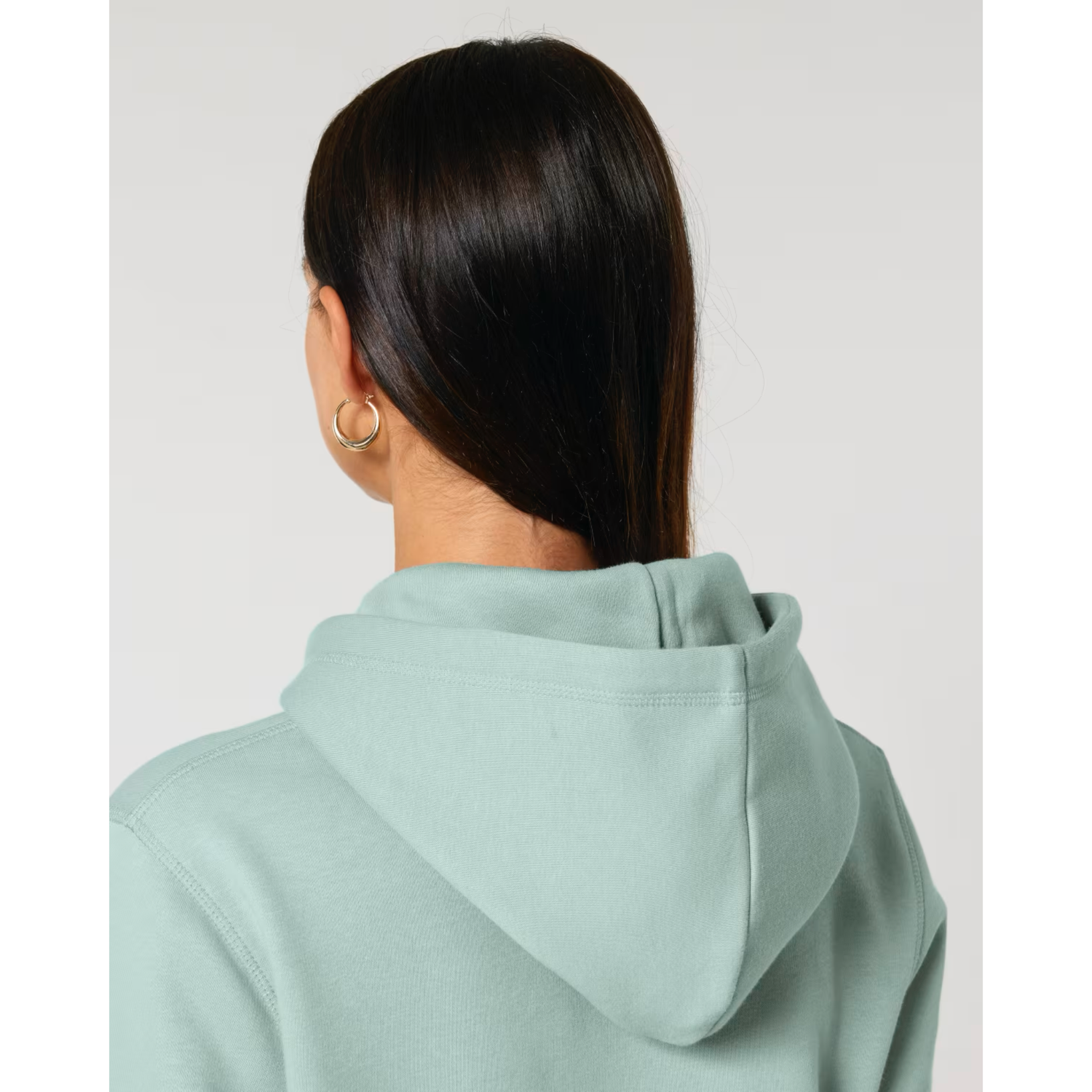 Detail van capuchon van Drummer 2.0 hoodie – comfortabel en stijlvol voor koffieliefhebbers.