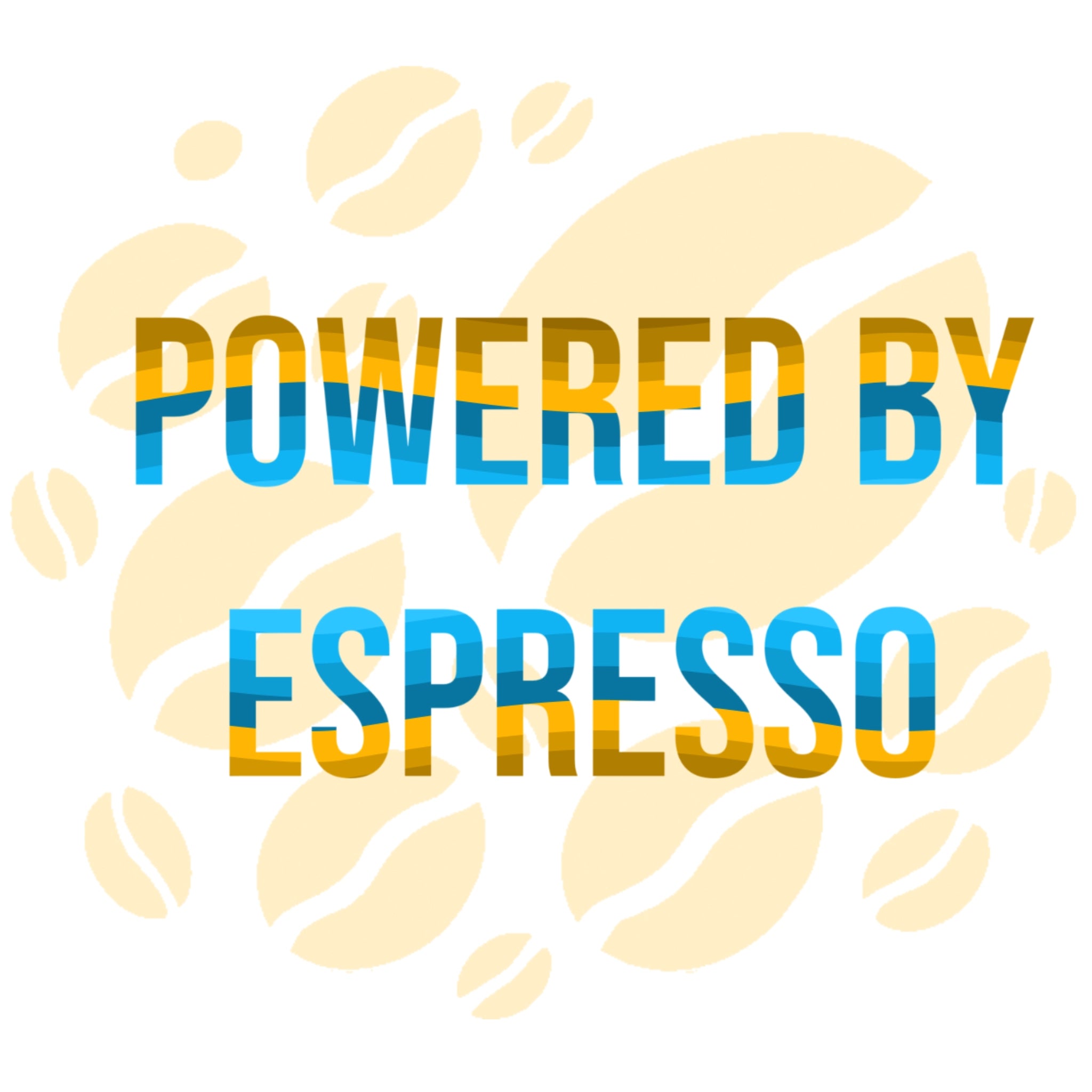 keramische koffiemok met turquoise powered by espresso quote van de Barista Shop 5