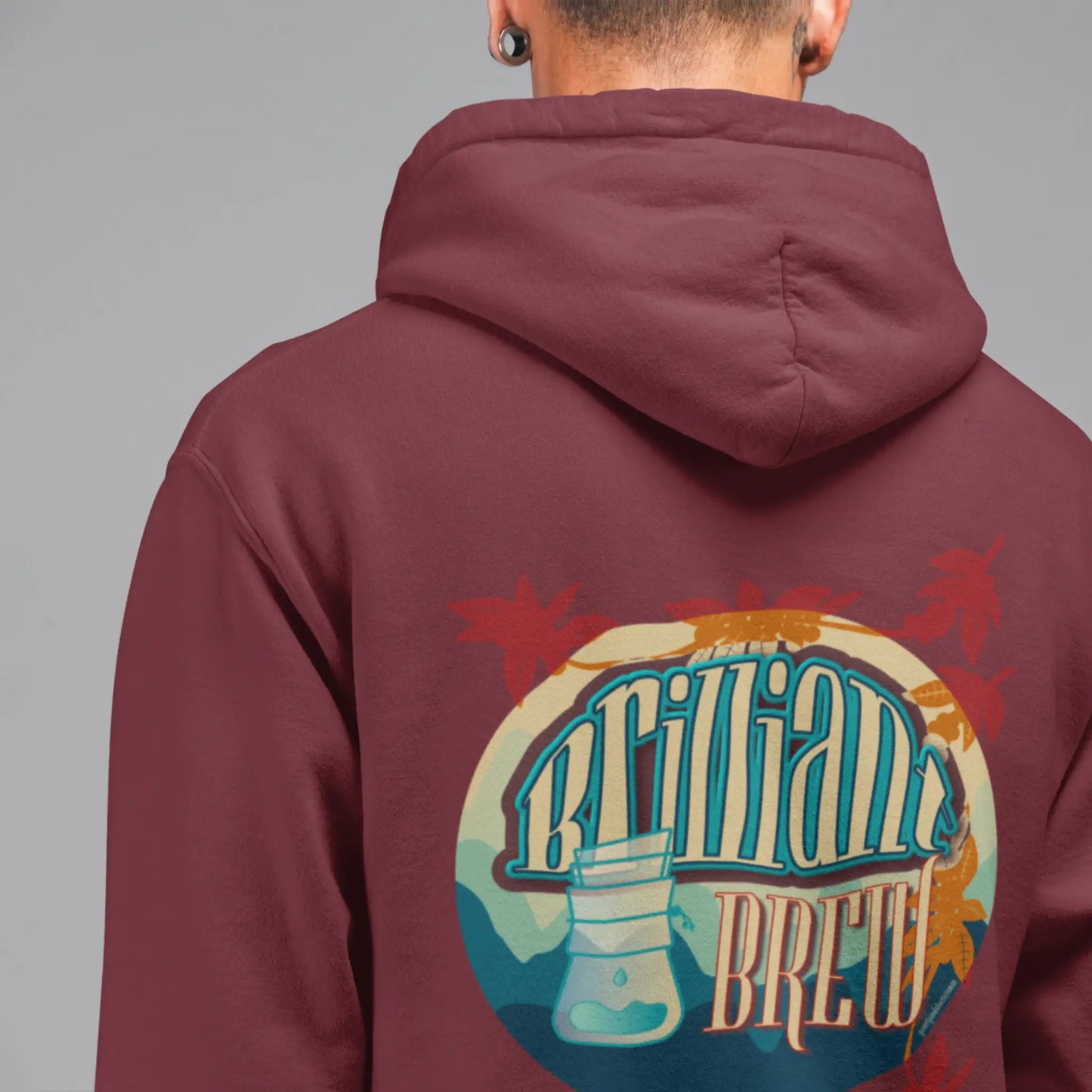 Hoodie Organic Unisex | Brilliant Brew Quote