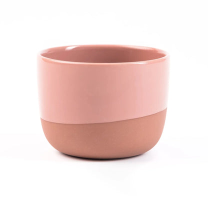 Los latte kopje van 250 ml in de kleur terracotta pink, gemaakt van hoogwaardig porselein. Compatibel met espressomachines met stoompijpje van Sage, Gaggia of Krups. Geschikt voor latte art en vaatwasmachinebestendig.