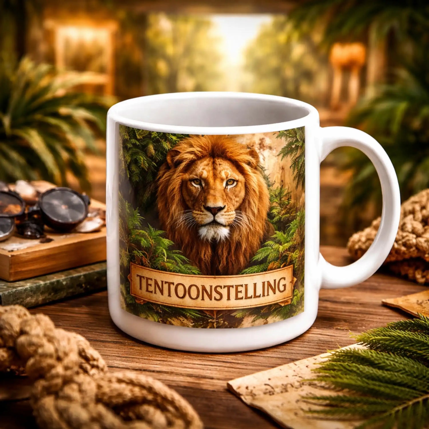 Museum merchandise mok als limited edition, geschikt voor tentoonstellingen, exposities en culturele micro-merchandise.