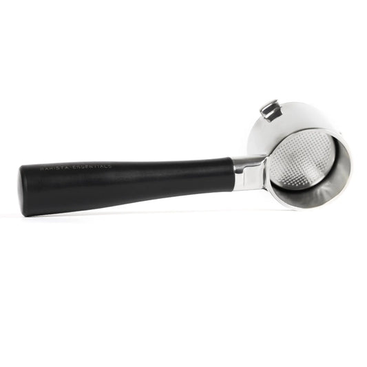 Naked portafilter 51 mm zwart voor DeLonghi Dedica: los op een witte achtergrond