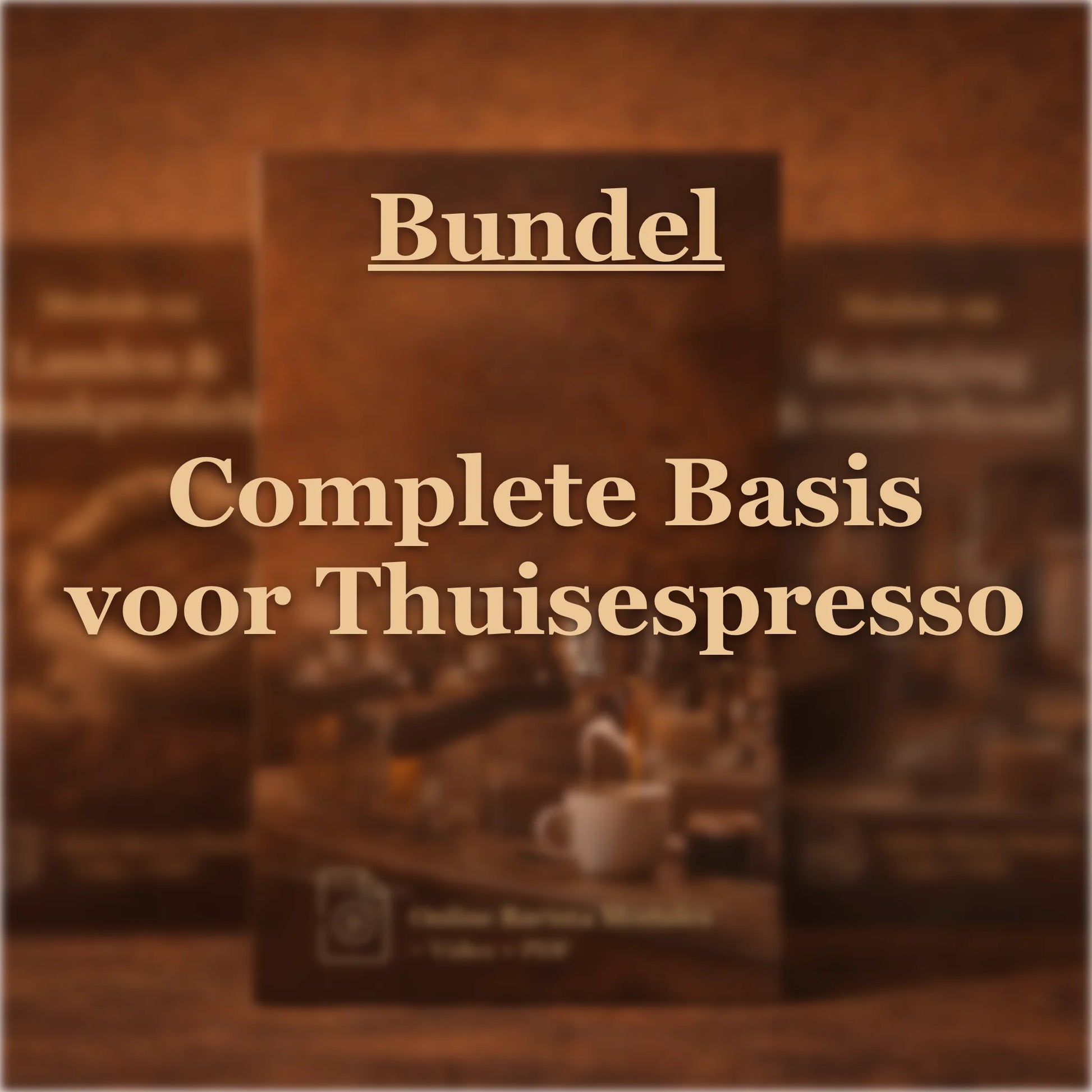 De complete Online Barista bundel met modules 2 t/m 9, inclusief introductiemodule. Voor maximale grip op espresso thuis, koffiedranken maken en koffiebonen kopen.