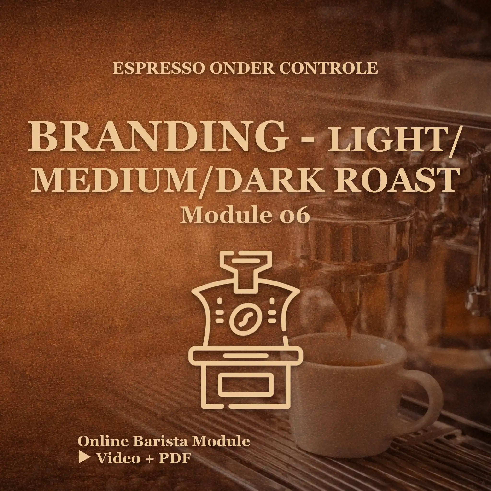 Online barista module koffiebranding light medium dark roast smaakverschillen