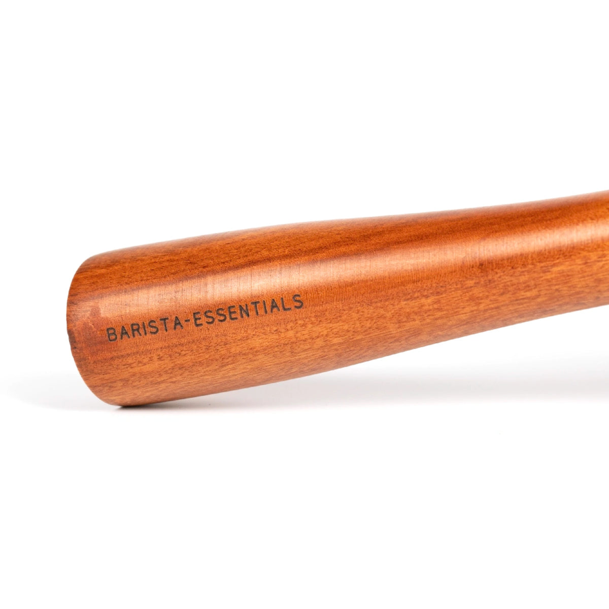 Portafilter dubbele uitloop 58 mm E61 hout: detail van het houten handvat