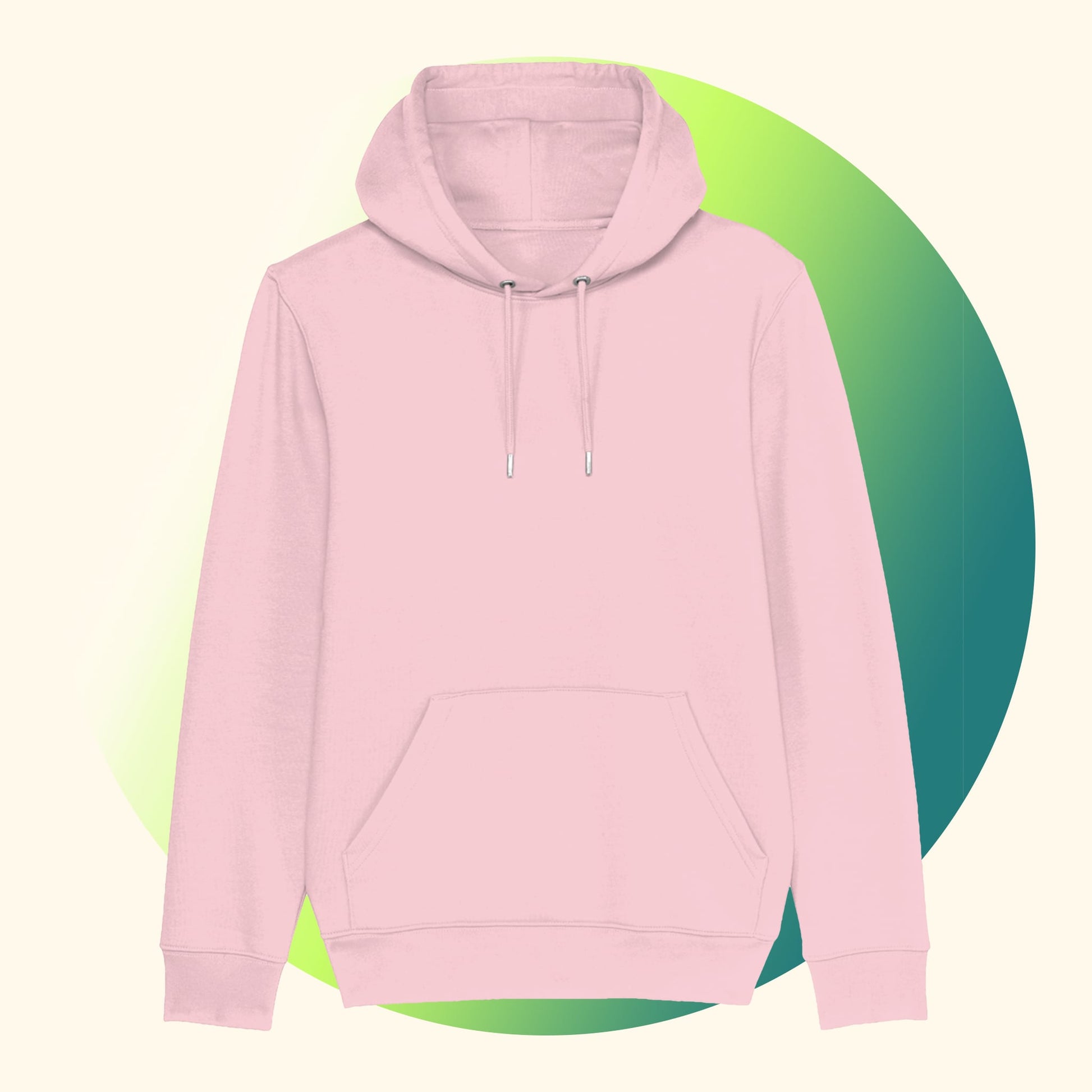 Roze Koffie Hoodie Met Leuke Koffie Quote Your Coffee My Passion. Vooraanzicht.