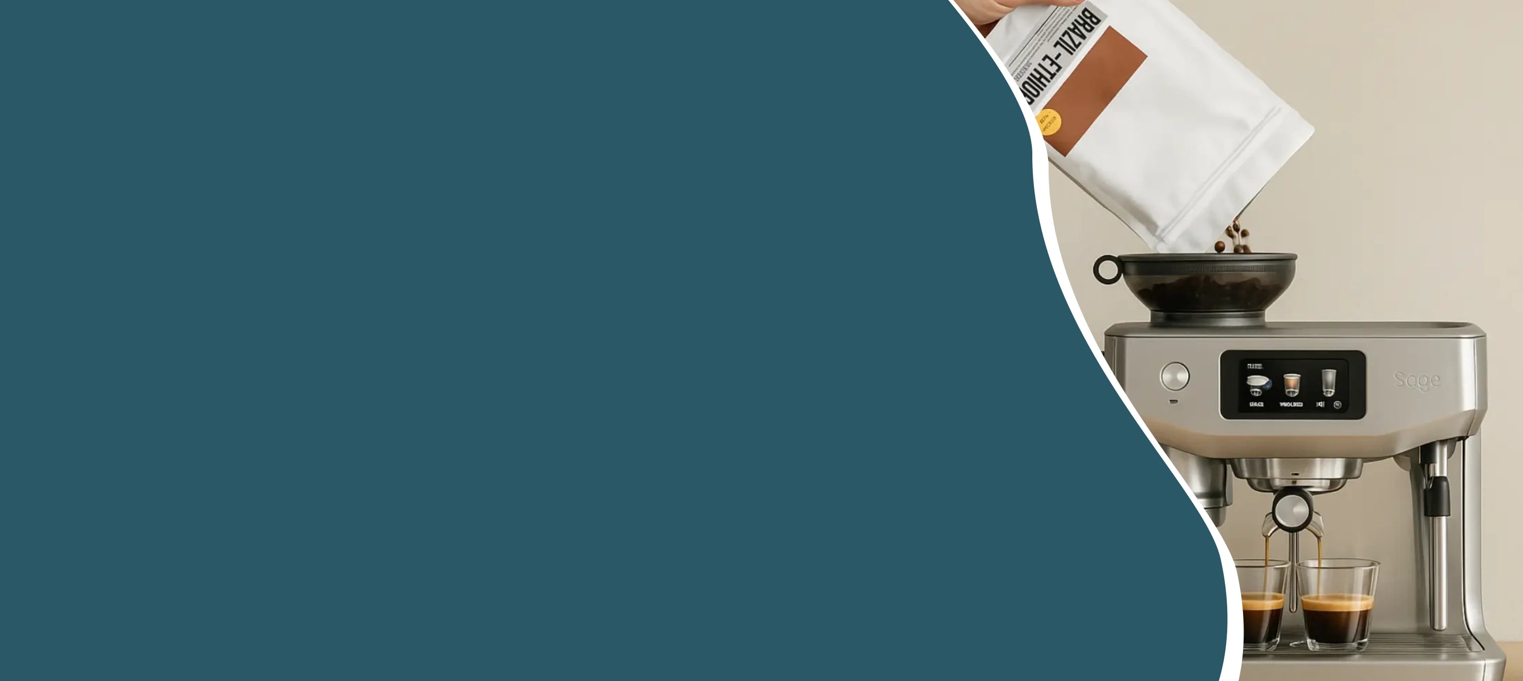 Banner van blogpost over het instellen van de juiste maalstand van een Sage Oracle Jet espressomachine voor perfecte espresso.