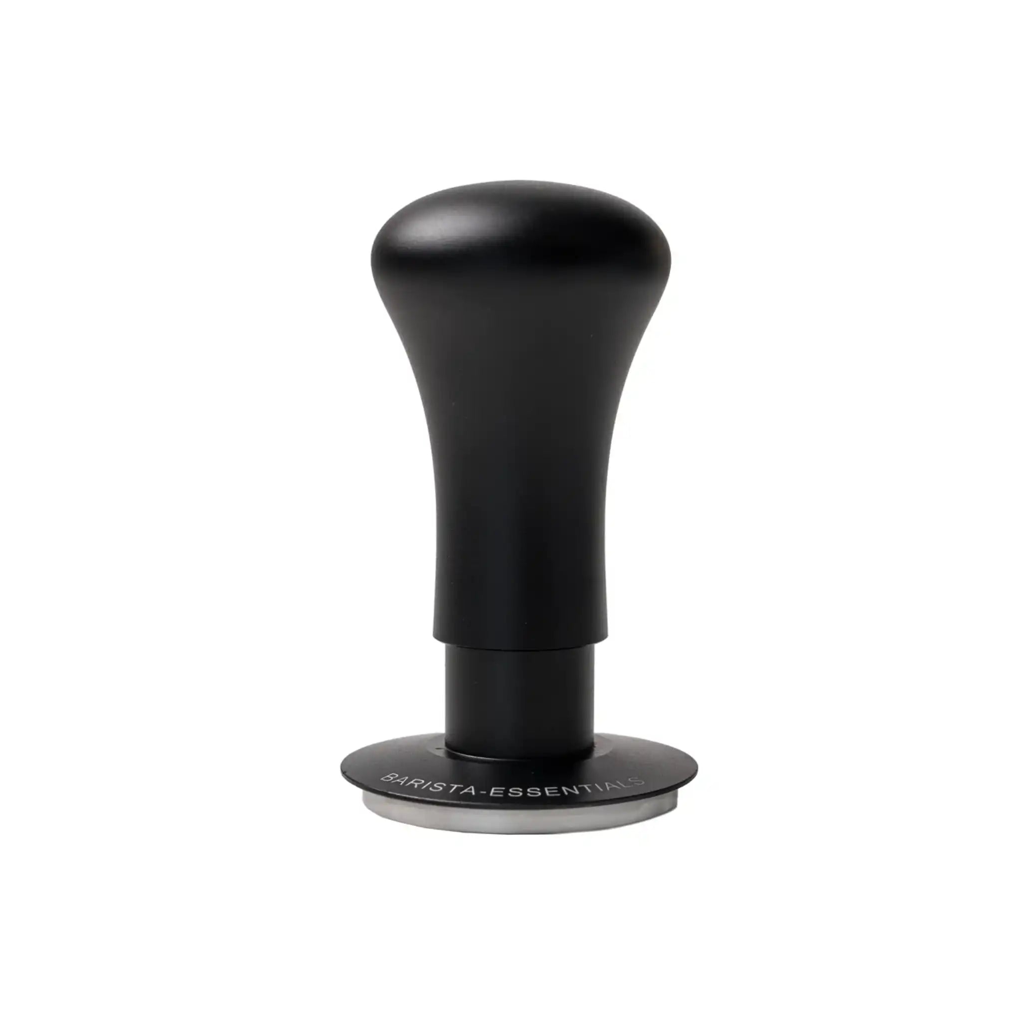 Gekalibreerde spring klik tamper 53,3 mm in zwart voor constante tampdruk en stabiele espresso-extractie. Klik-tamper van 53,3 mm voor gelijkmatig tampen bij ECM en Rancilio espressomachines