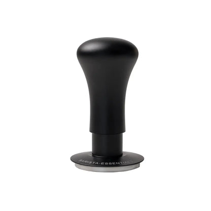 Gekalibreerde spring klik tamper 53,3 mm in zwart voor constante tampdruk en stabiele espresso-extractie. Klik-tamper van 53,3 mm voor gelijkmatig tampen bij ECM en Rancilio espressomachines