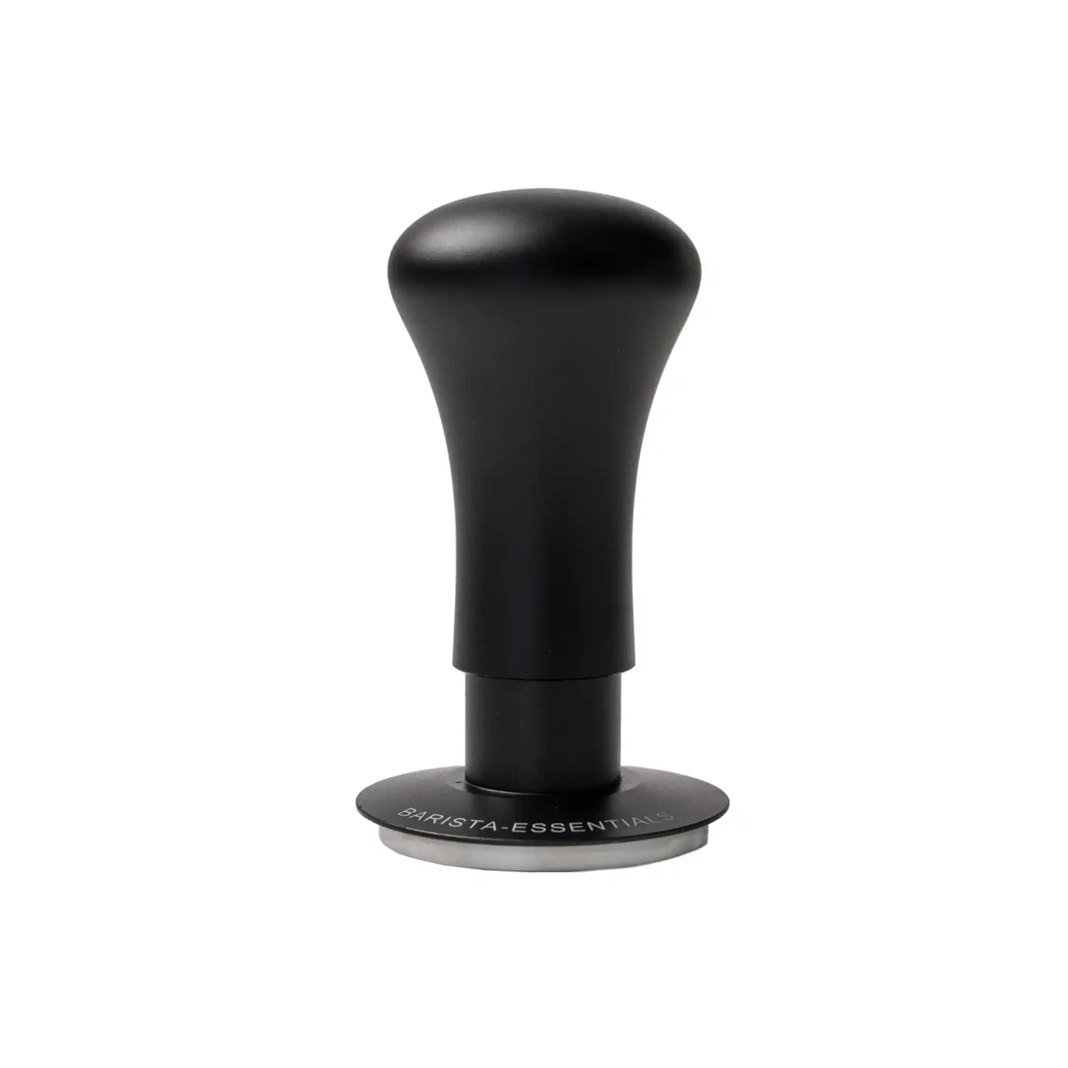 Gekalibreerde spring tamper 51 mm in zwart voor constante tampdruk en stabiele espresso-extractie. voor gelijkmatig tampen bij Sage espressomachines met compacte portafilters