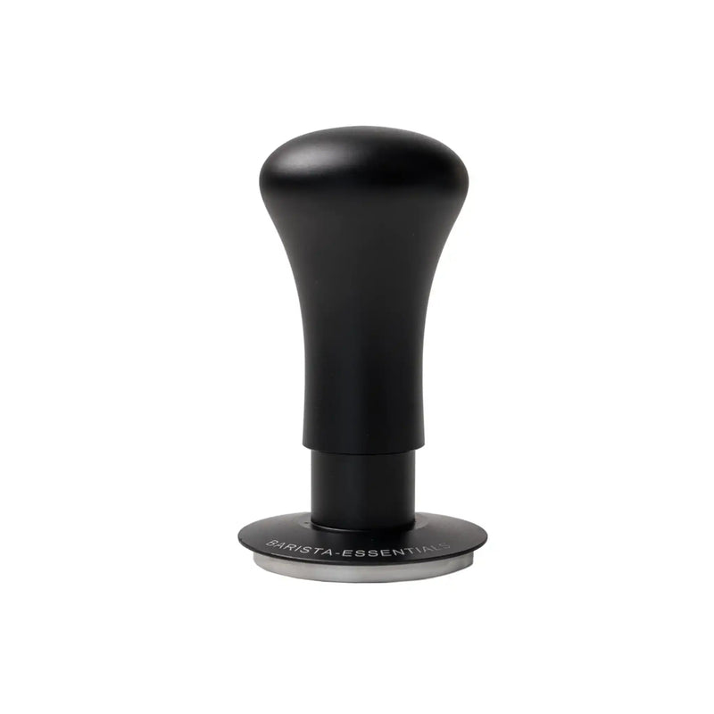 Gekalibreerde spring tamper 51 mm in zwart voor constante tampdruk en stabiele espresso-extractie. voor gelijkmatig tampen bij Sage espressomachines met compacte portafilters