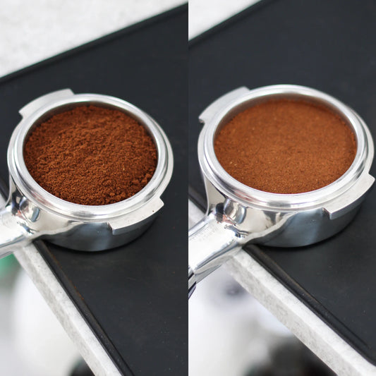 Duurzaam roestvrijstalen espresso-accessoire voor precisie en controle bij tampen.
