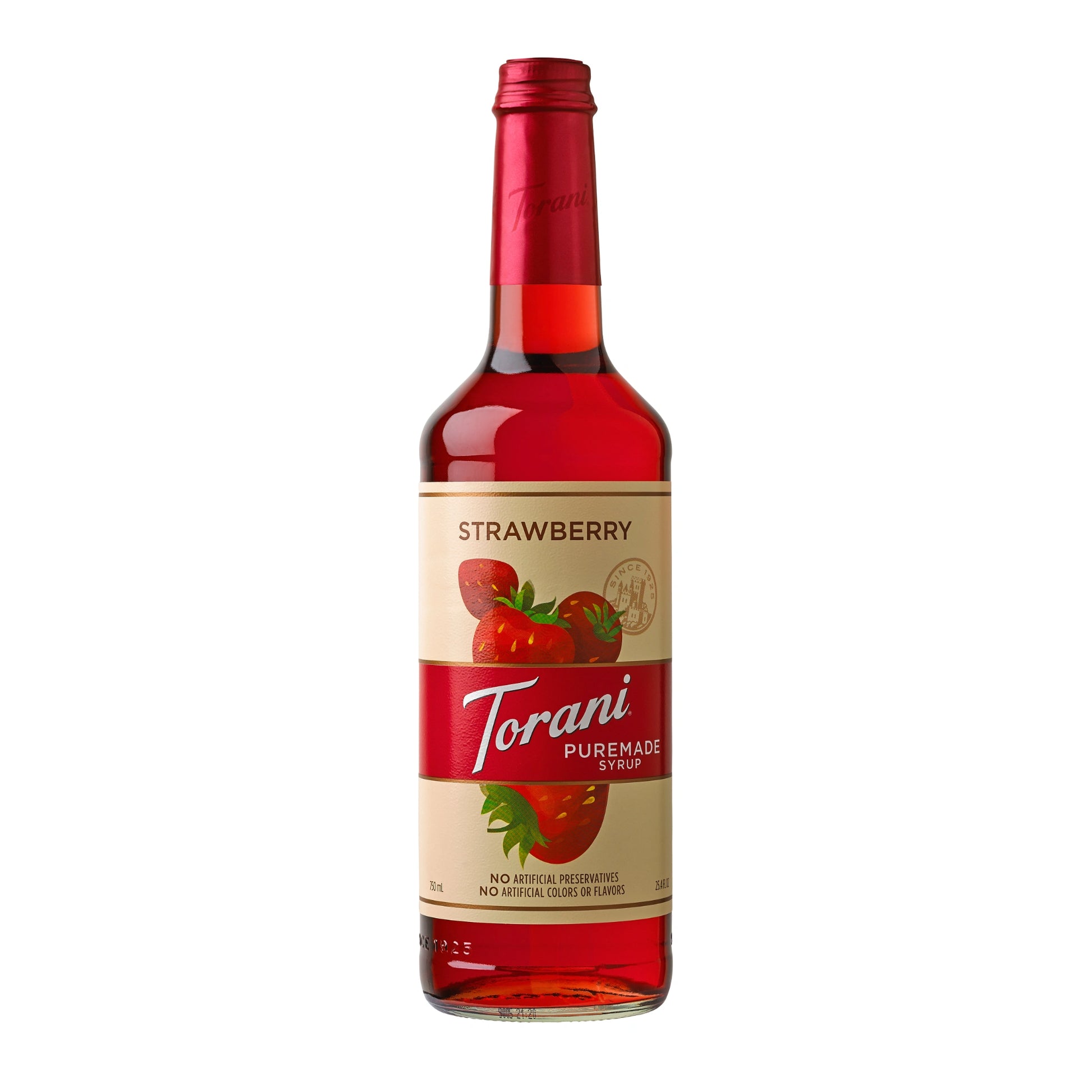 torani aardbei strawberry  koffie siroop voor in de koffie puremade.