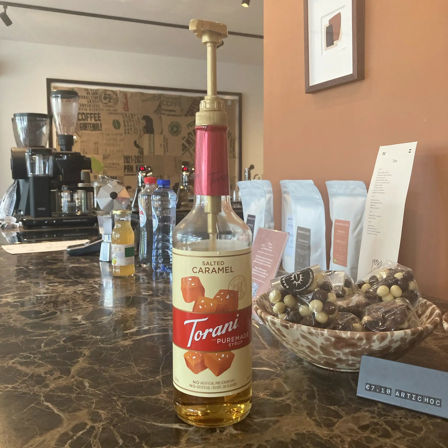 Torani siroop pomp met precieze dosering voor perfecte smaak