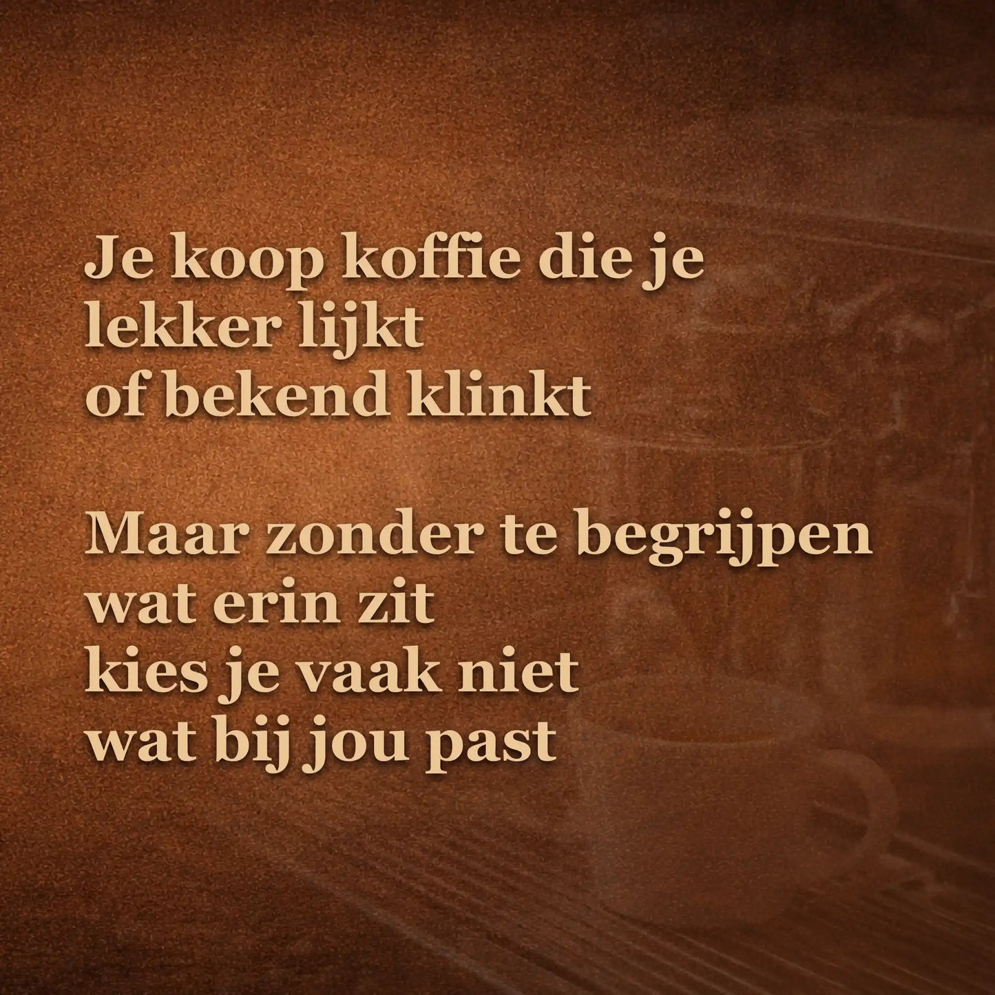 Thuisbarista die koffiebonen kiest op gevoel zonder te begrijpen wat het verschil is tussen arabica en robusta voor espresso