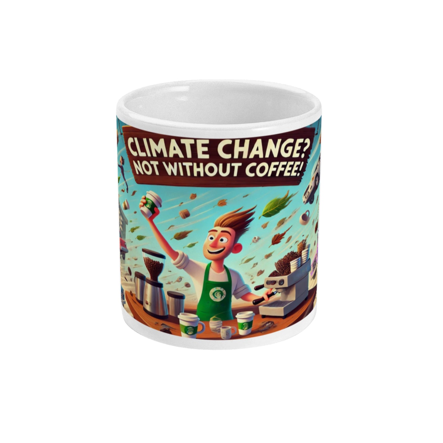 Koffiemok |  Climate Change? Not  Without Coffee