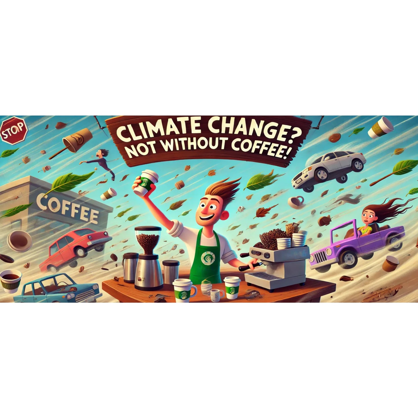 Koffiemok |  Climate Change? Not  Without Coffee