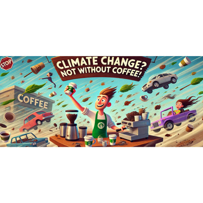 Koffiemok |  Climate Change? Not  Without Coffee